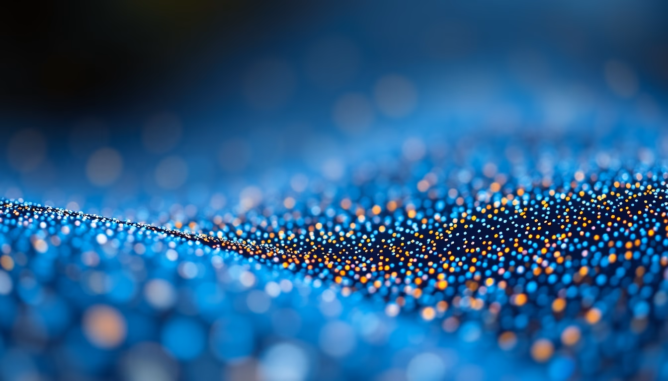 pointillism seurat dots in editorial style