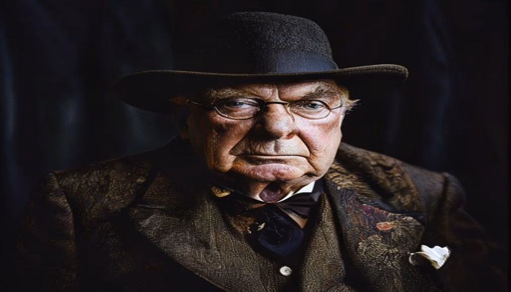 pol roger sir winston churchill in luxury editorial photography
