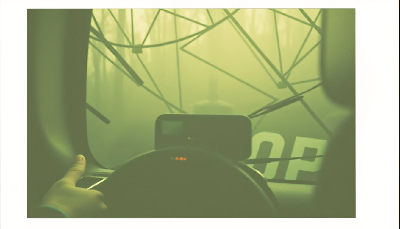 polaroid sx70 retro in editorial style