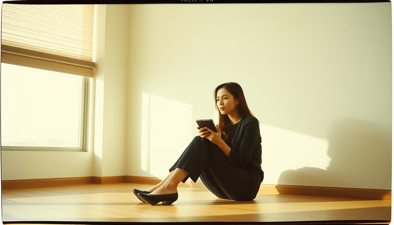 polaroid sx70 retro in editorial style