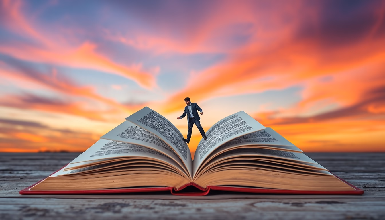 pop-up book opened in editorial style