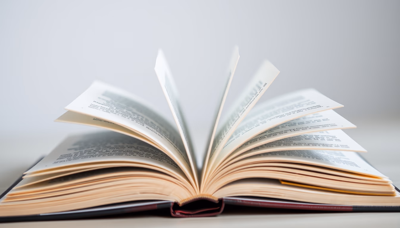 pop-up book opened in editorial style