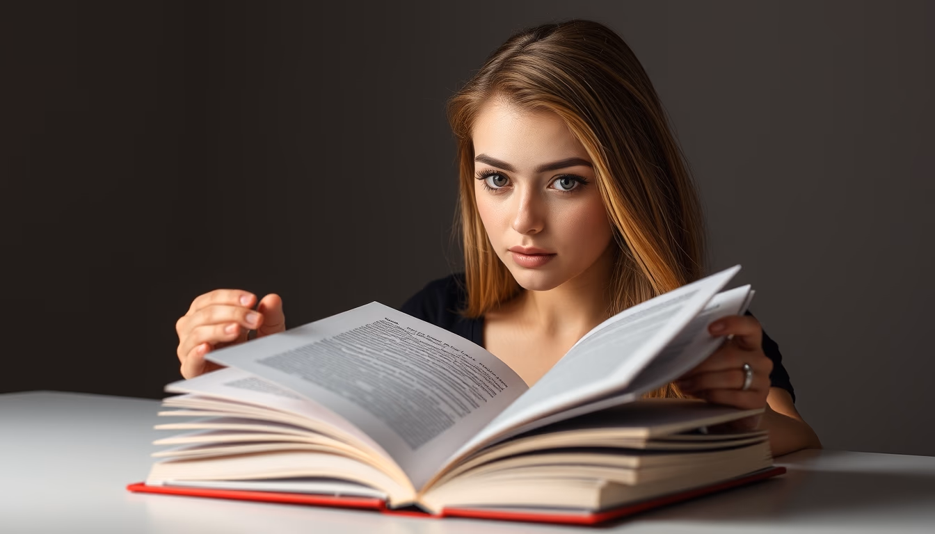pop-up book opened in editorial style