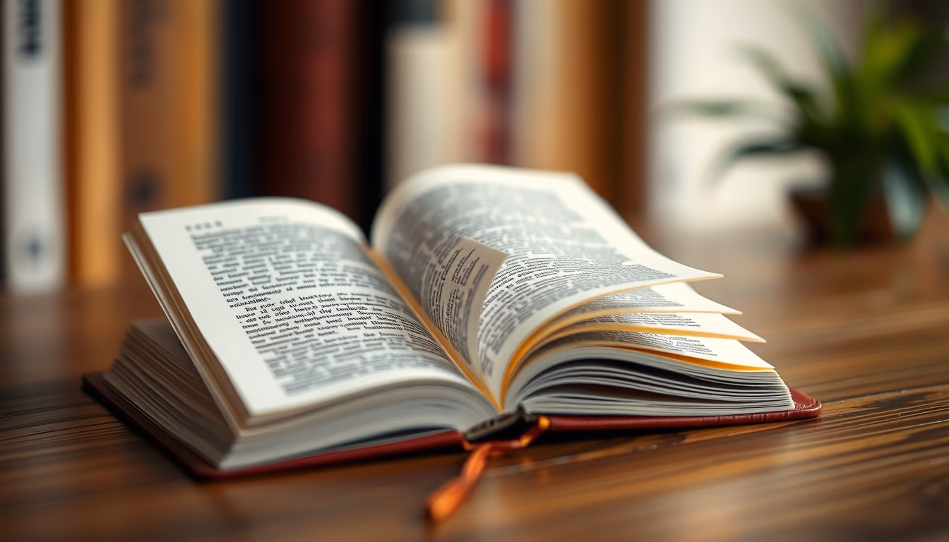 pop-up book opened in editorial style