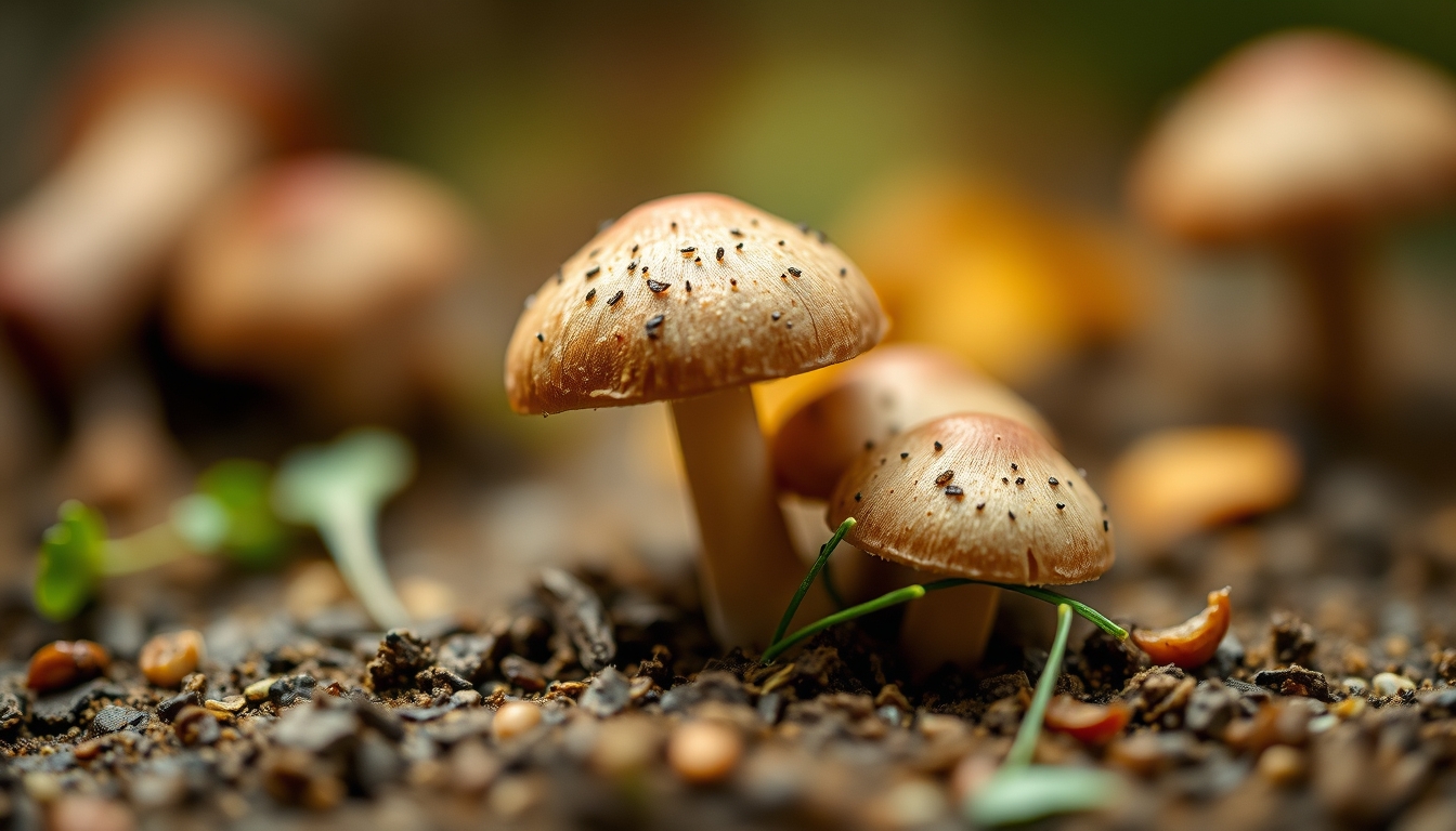 Porcini mushroom italian em estilo editorial