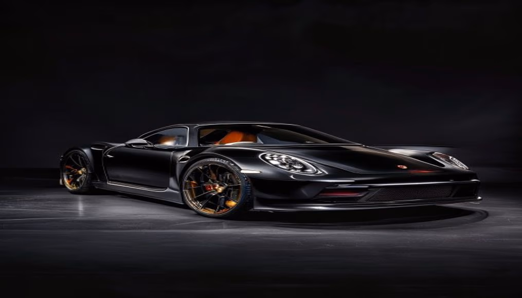 porsche 918 spyder hybrid in luxury editorial photography