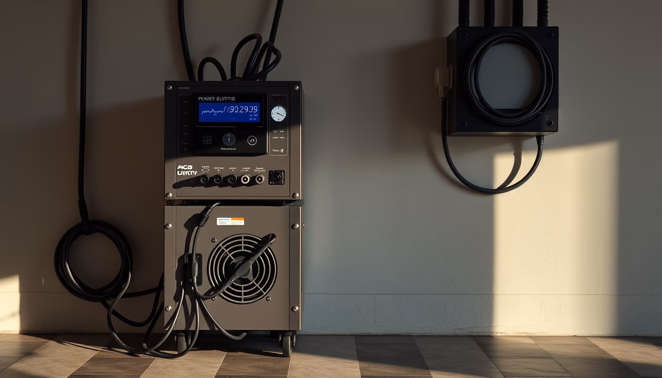 power supply unit in editorial style