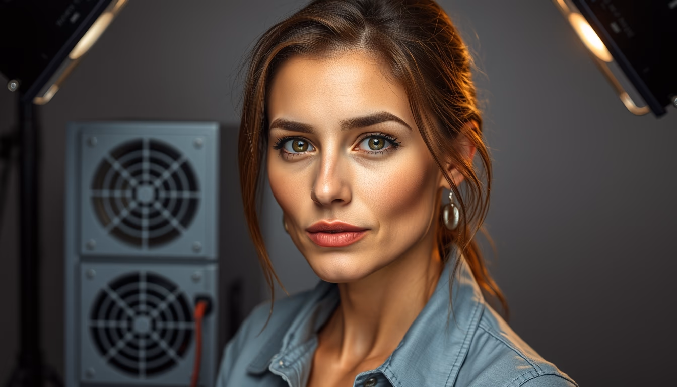 power supply unit in editorial style