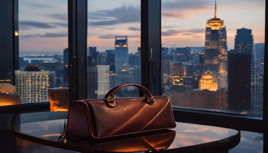 prada galleria saffiano small in luxury editorial photography