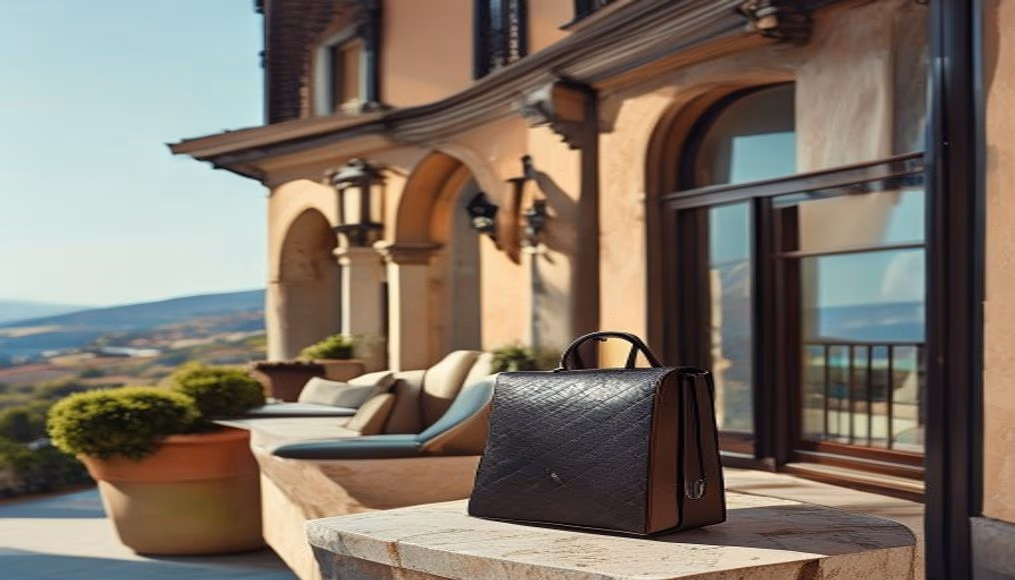 prada galleria saffiano small in luxury editorial photography