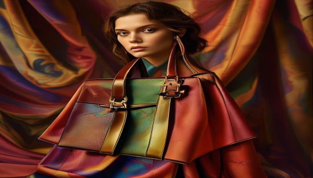 prada re-edition 2005 nylon in luxury editorial photography