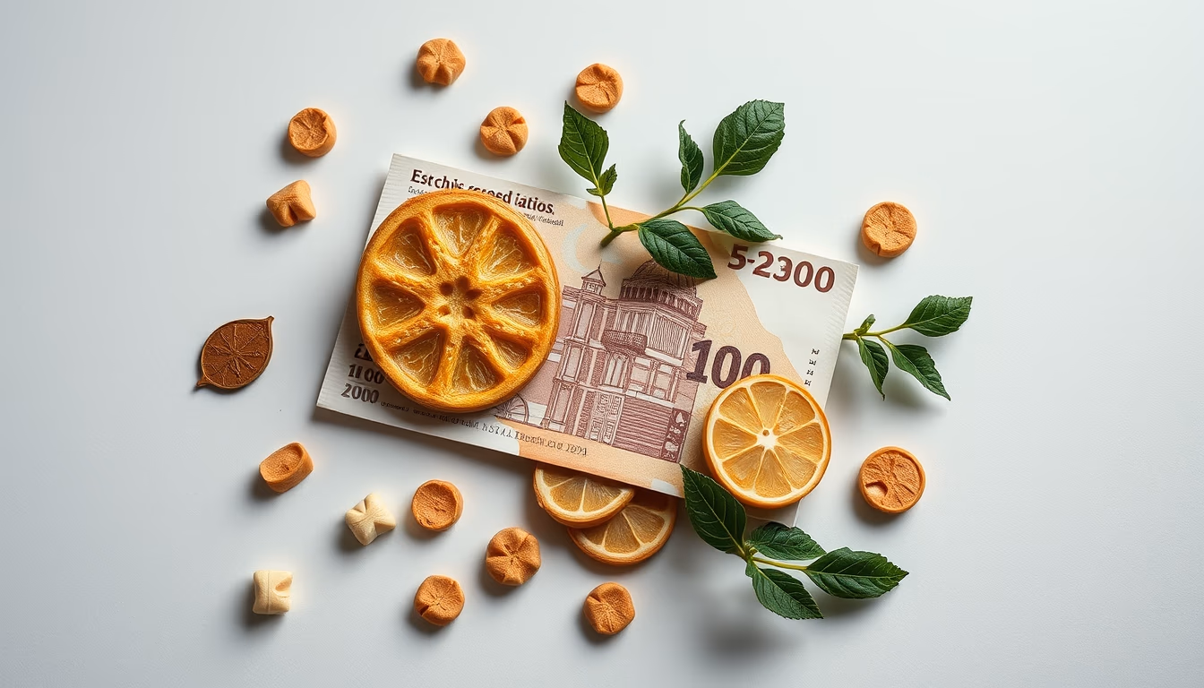 pre-euro lira italian in editorial style