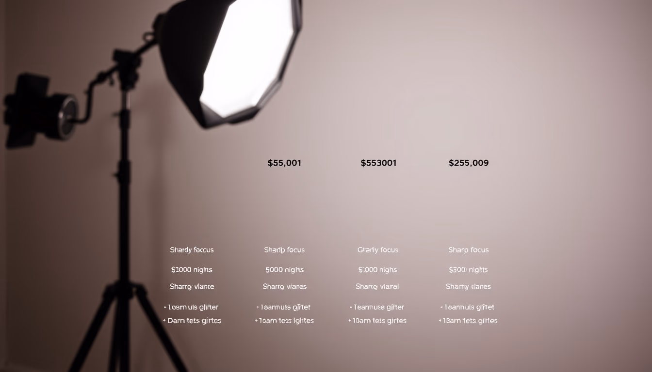 pricing tier comparison in editorial style
