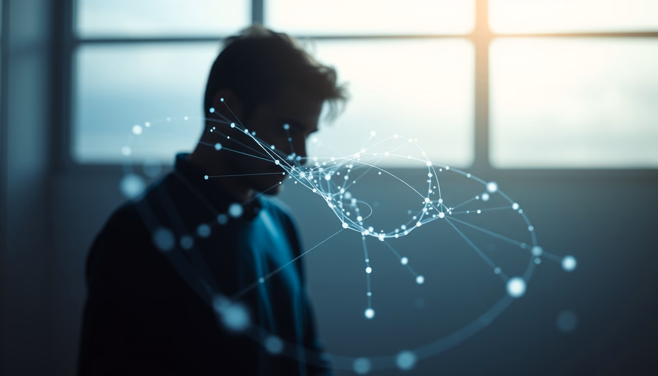 quantum entanglement visualization in editorial style