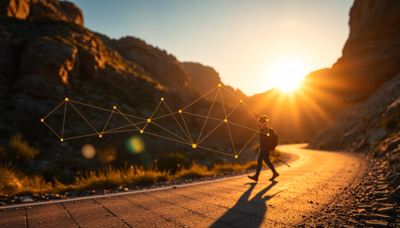 quantum entanglement visualization in editorial style