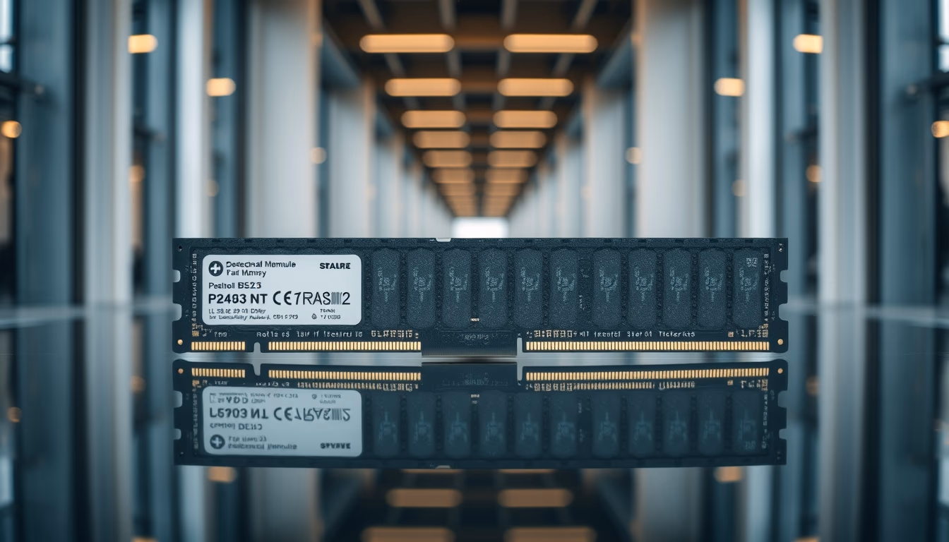 ram memory module ddr5 in editorial style