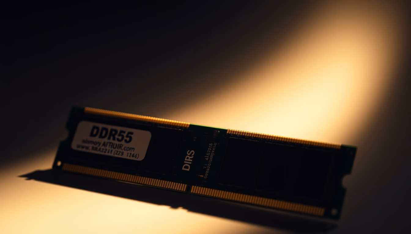 ram memory module ddr5 in editorial style