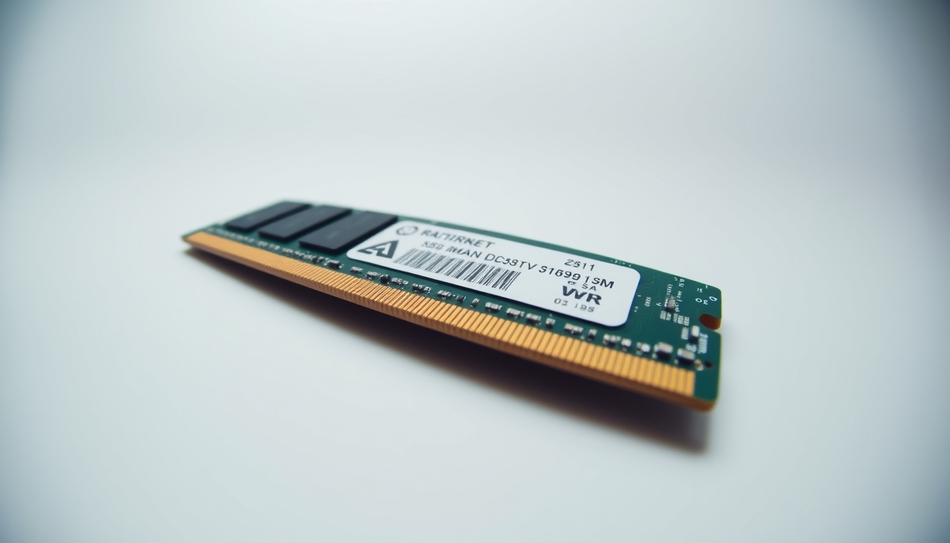 ram memory module ddr5 in editorial style