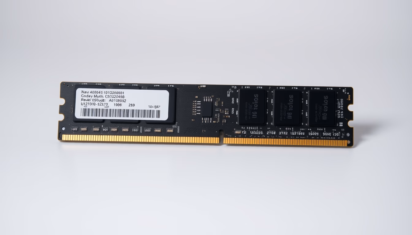 ram memory module ddr5 in editorial style