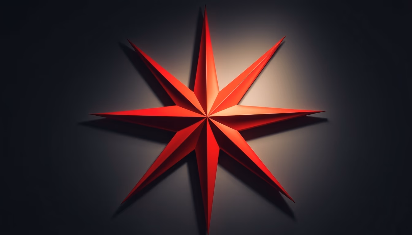 red giant star expanding in editorial style