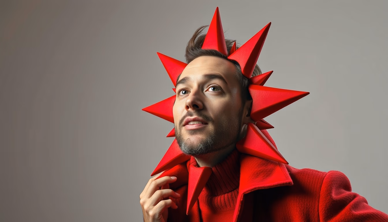 red giant star expanding in editorial style