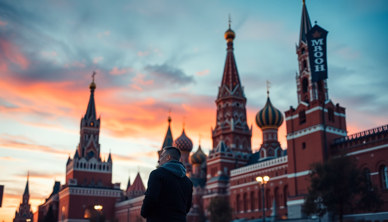 red square moscow in editorial style