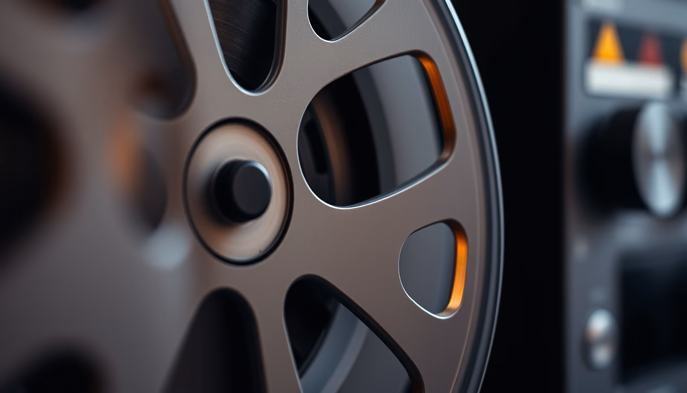 reel to reel tape player in editorial style