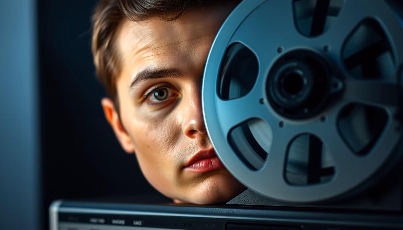 reel to reel tape player in editorial style