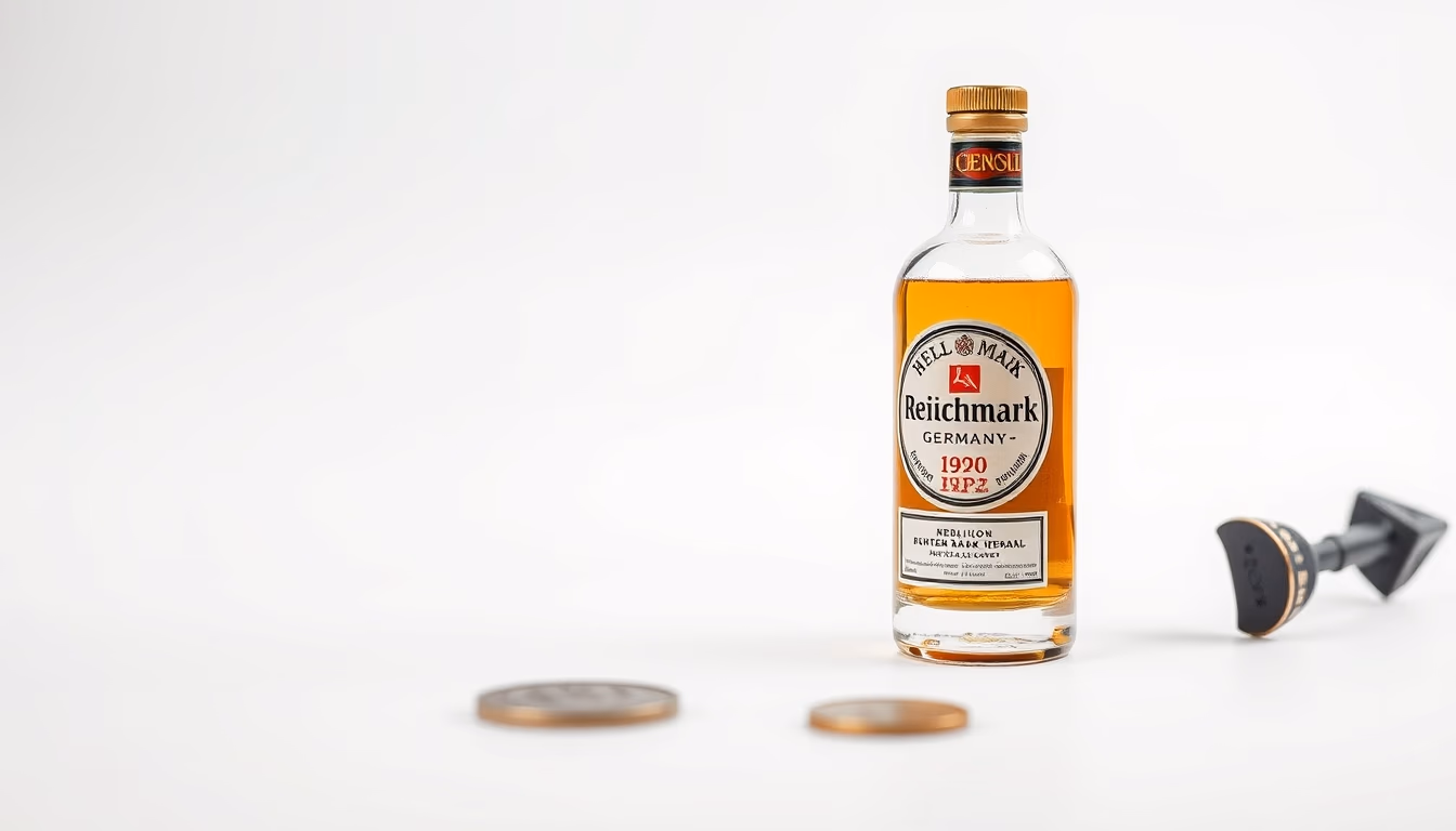 reichsmark germany 1920 in editorial style