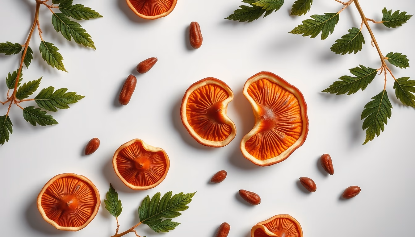 reishi medicinal in editorial style