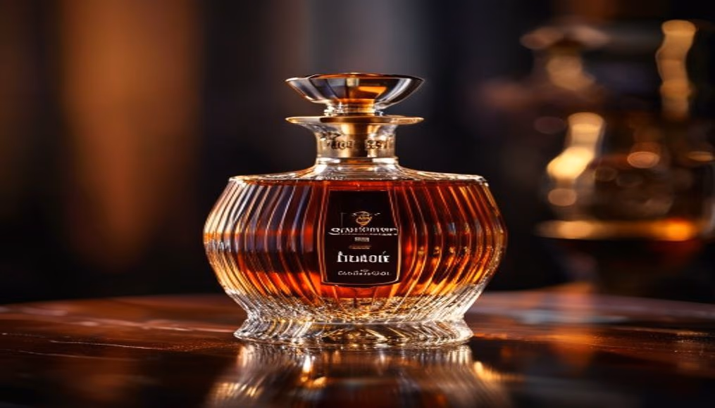 Remy martin louis xiii decanter em fotografia editorial de luxo