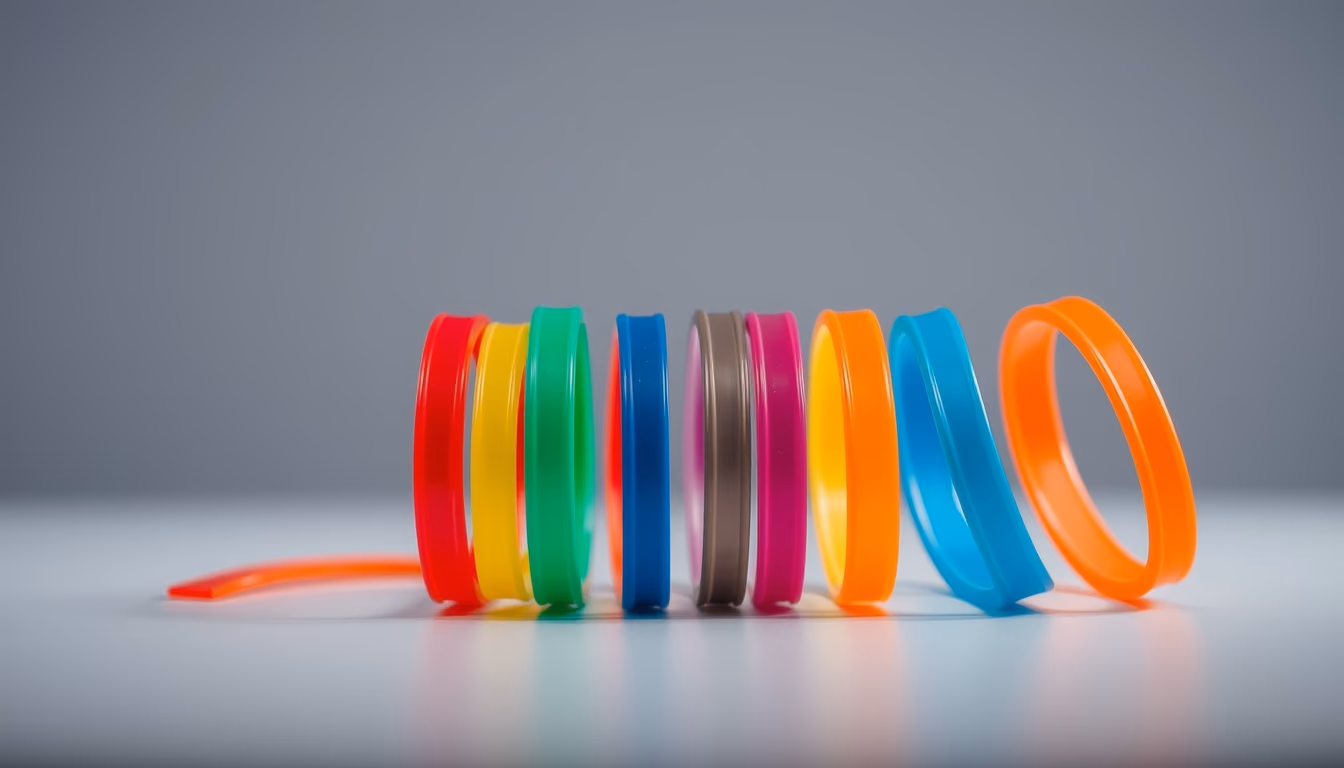 resistor color bands in editorial style