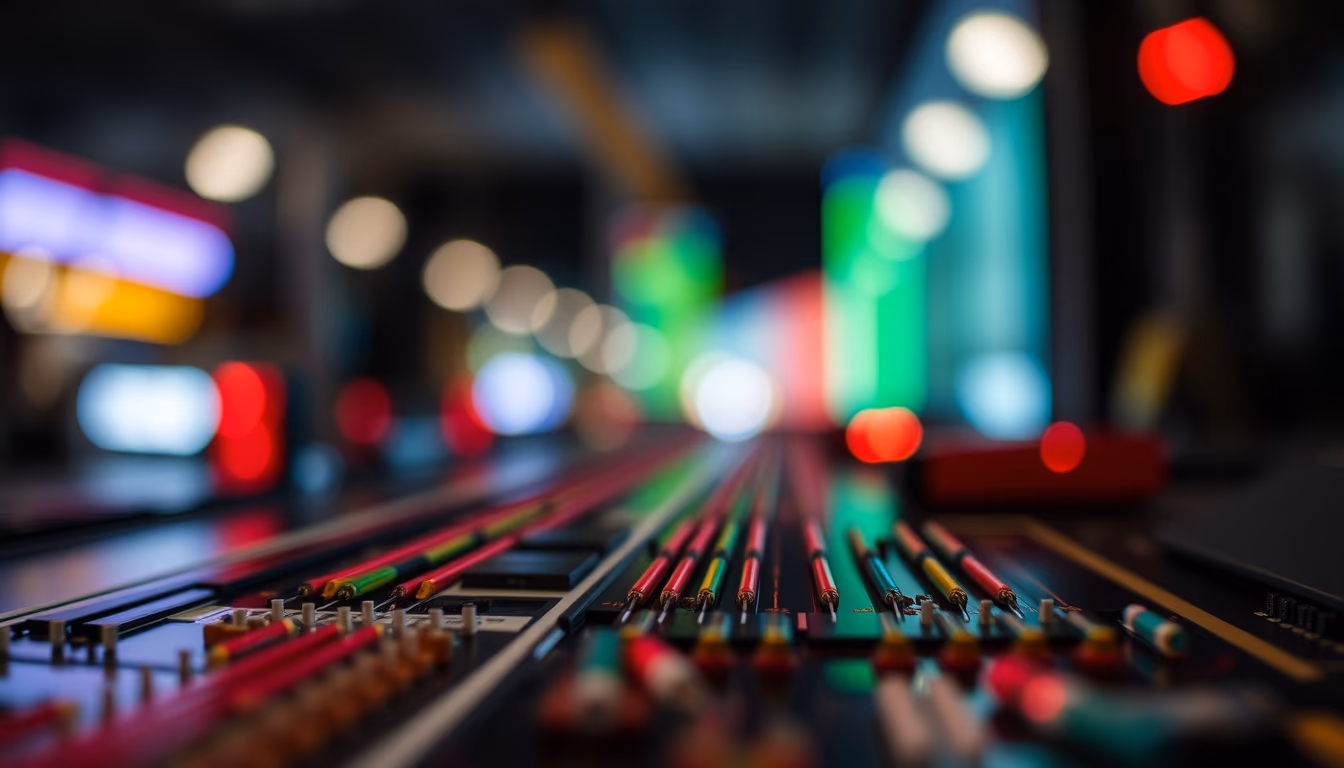 resistor color bands in editorial style