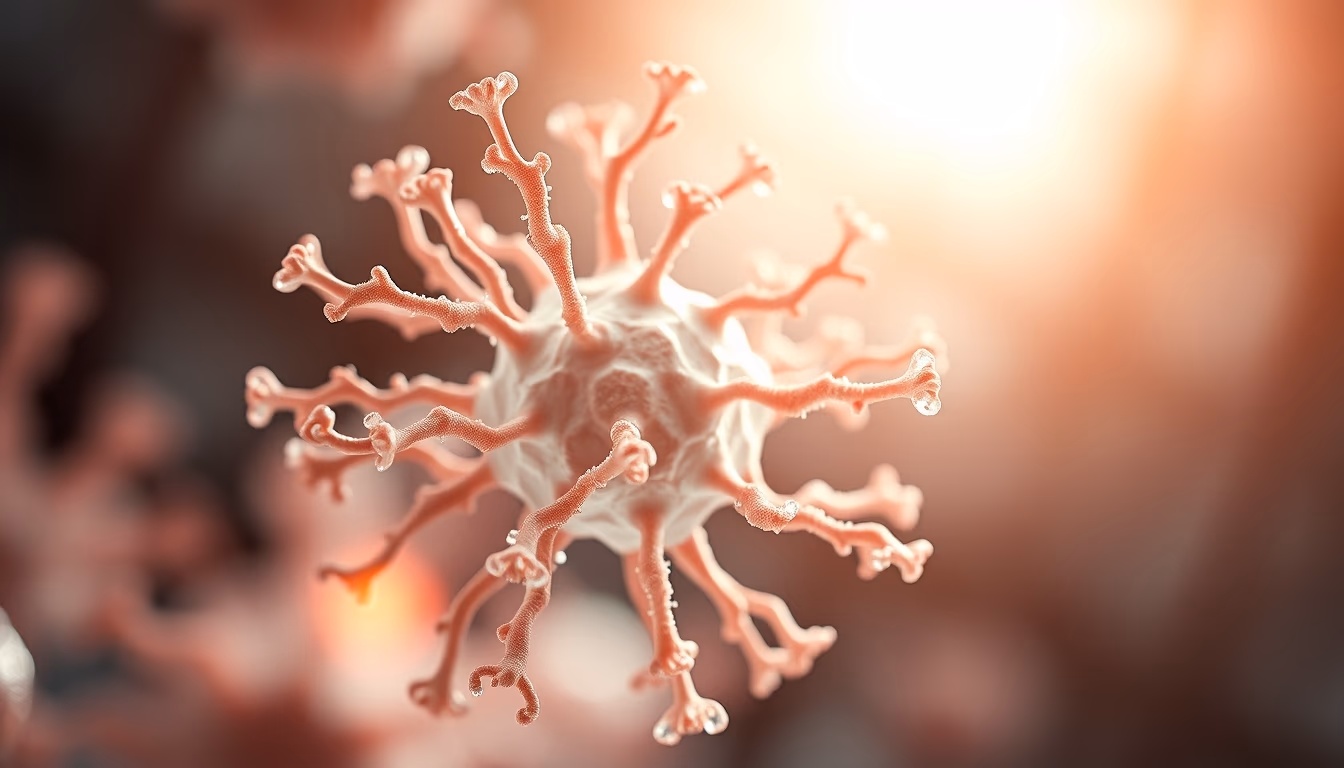 ribosome detail render in editorial style