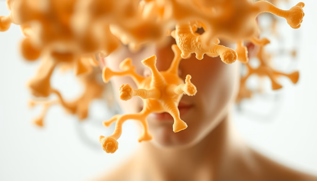 ribosome detail render in editorial style