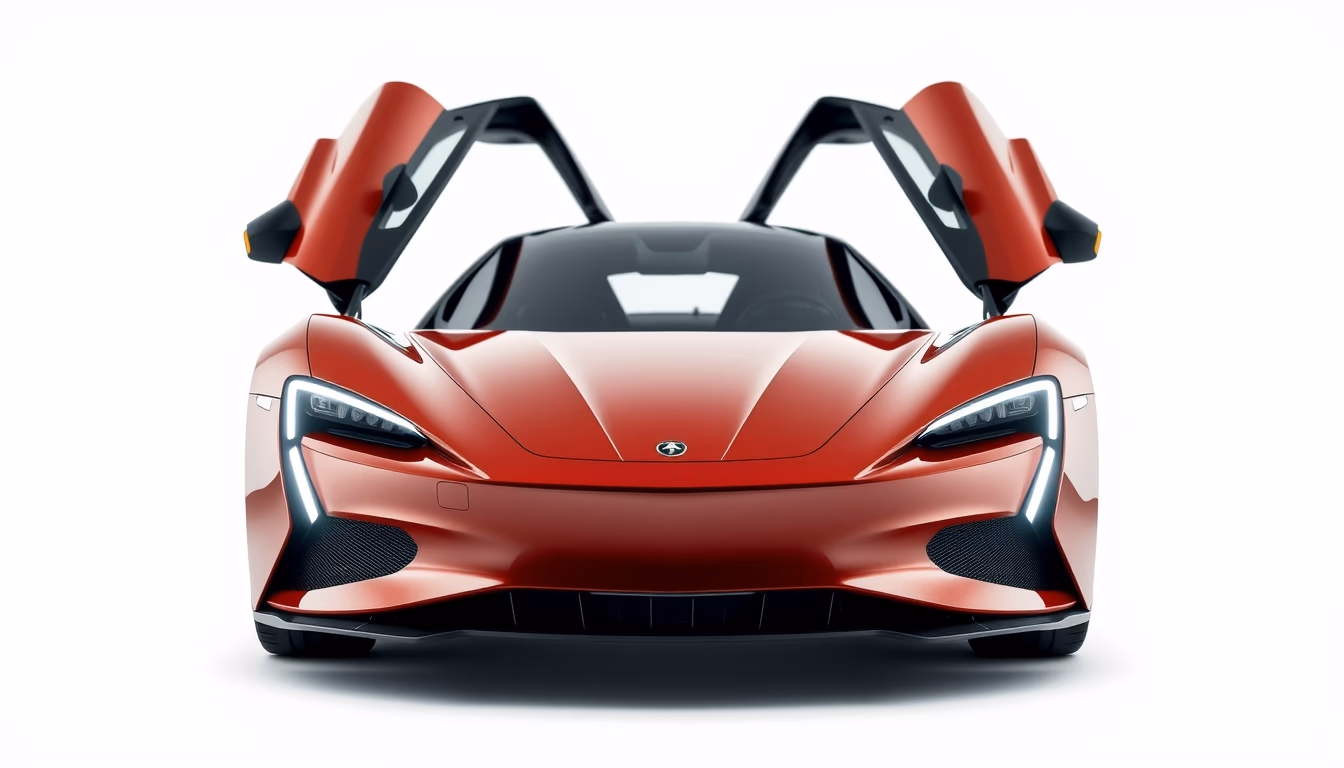 rimac nevera electric in editorial style