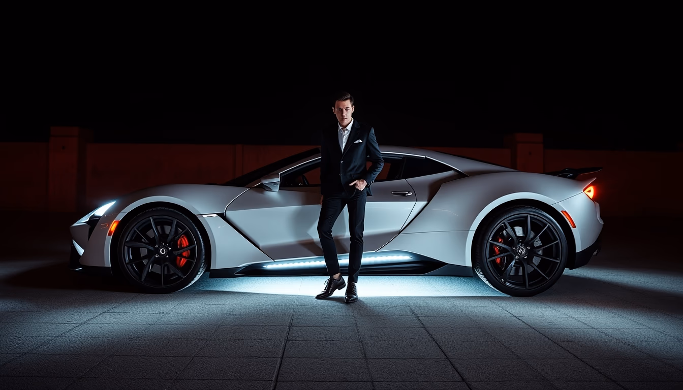rimac nevera electric in editorial style