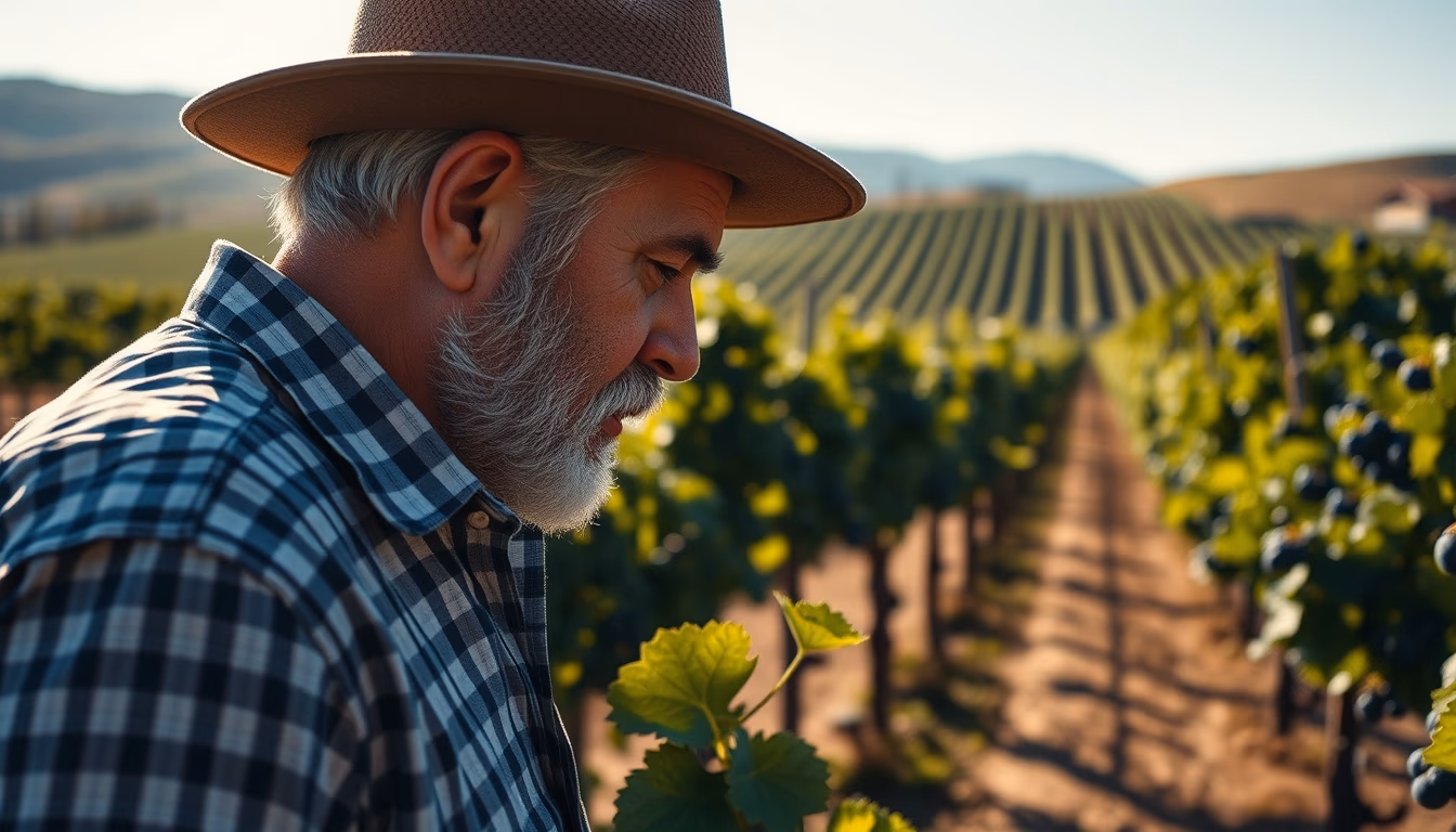 rioja spain vineyards in editorial style