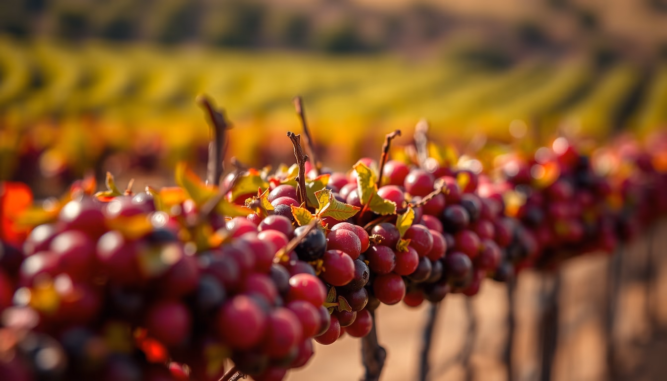 rioja spain vineyards in editorial style
