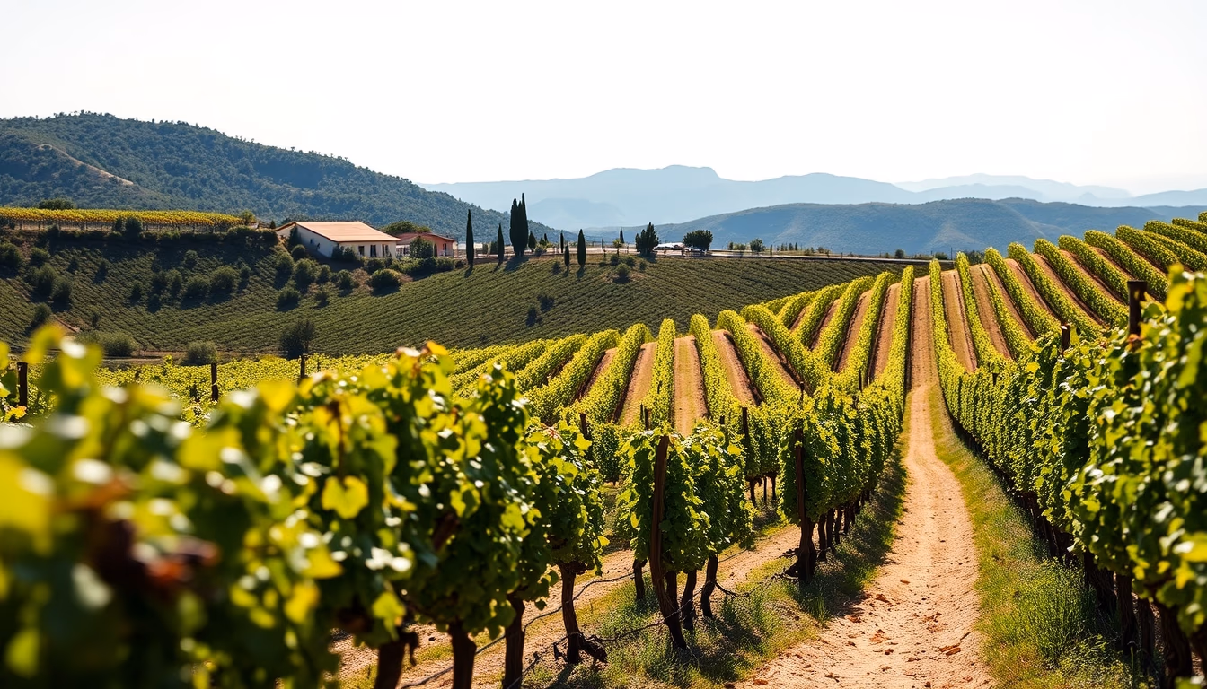 rioja spain vineyards in editorial style