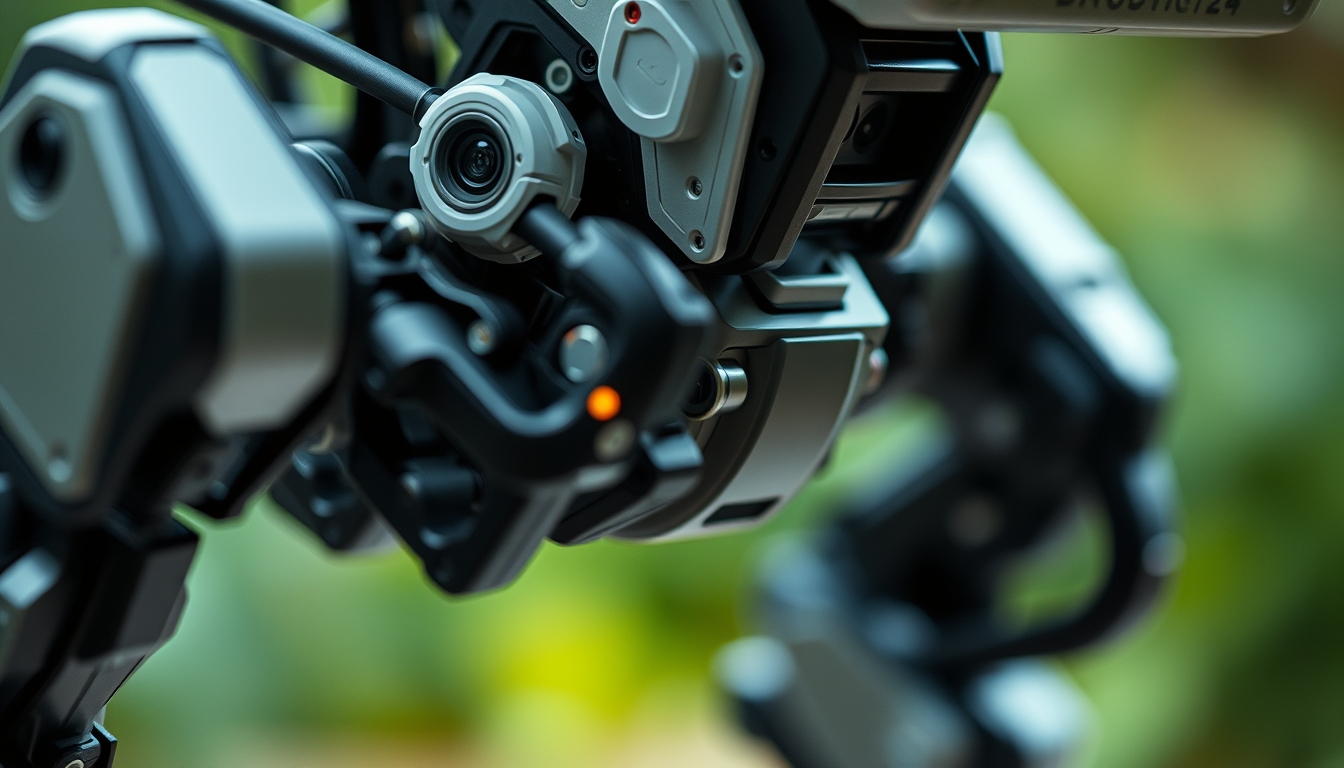 robotic exoskeleton in editorial style