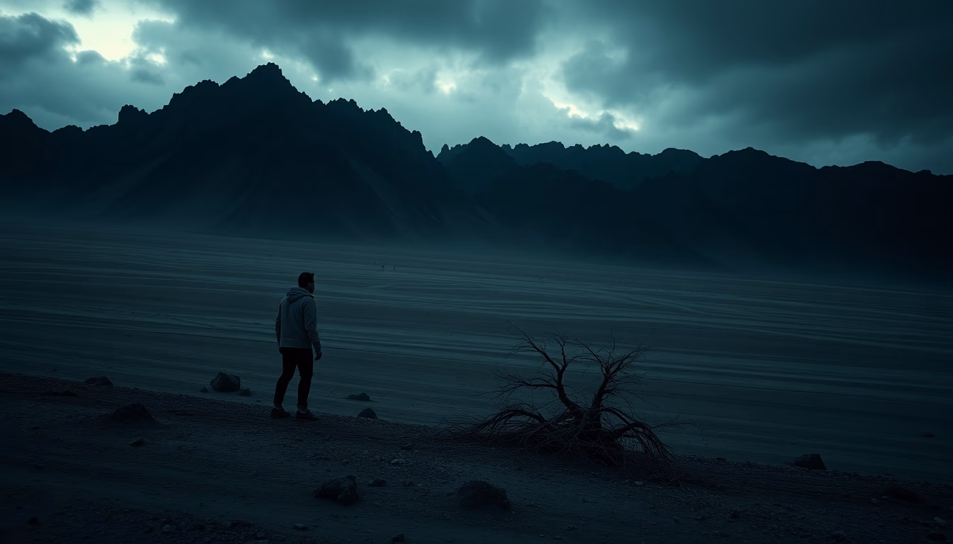 rogue planet darkness in editorial style