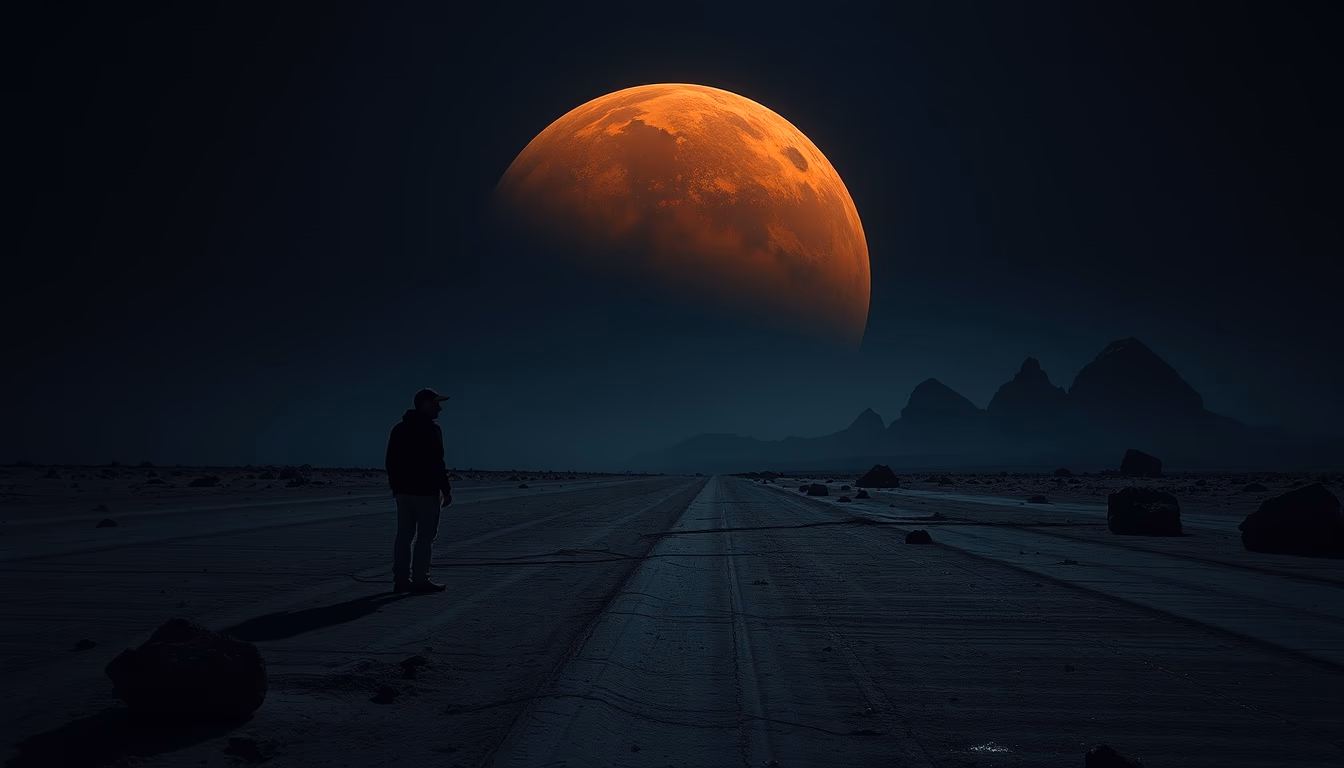 rogue planet darkness in editorial style