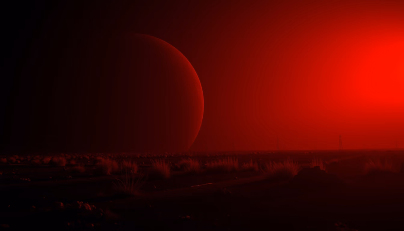 rogue planet darkness in editorial style