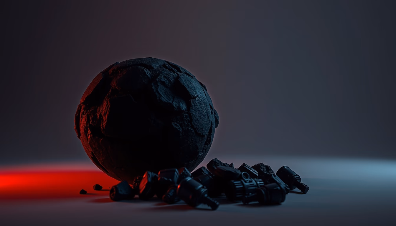 rogue planet darkness in editorial style