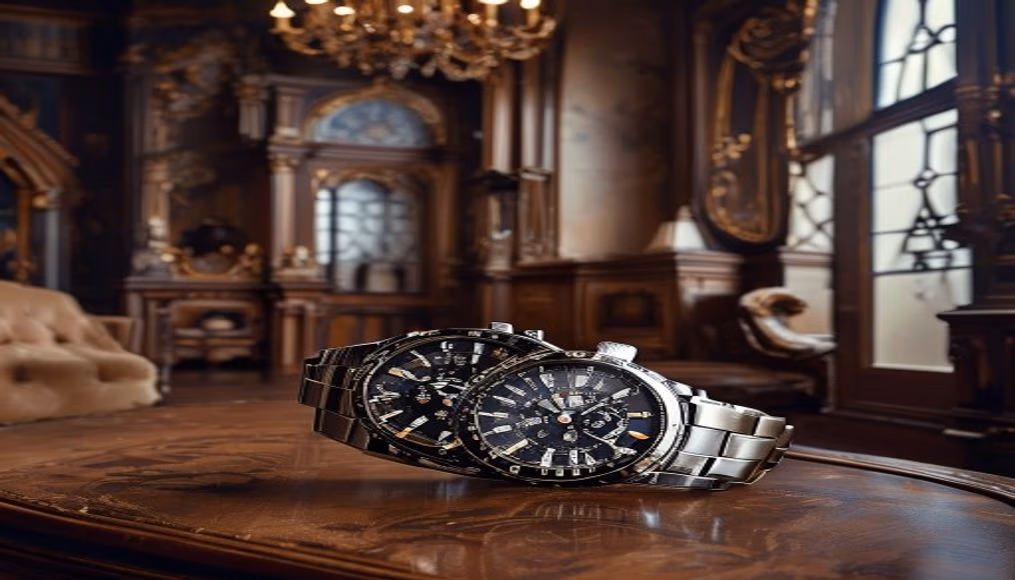 Rolex daytona panda dial em fotografia editorial de luxo