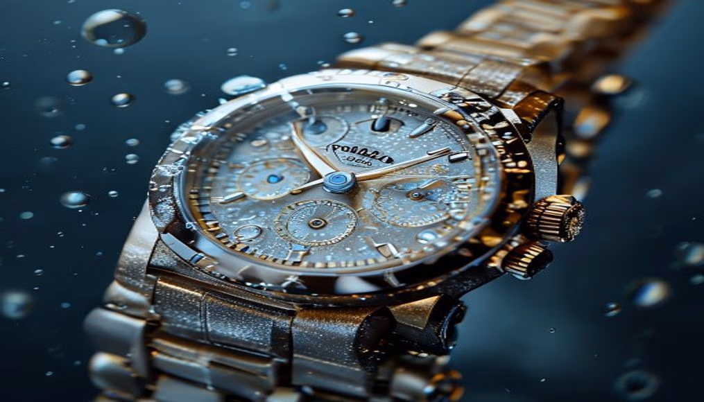 rolex deepsea sea-dweller in luxury editorial photography