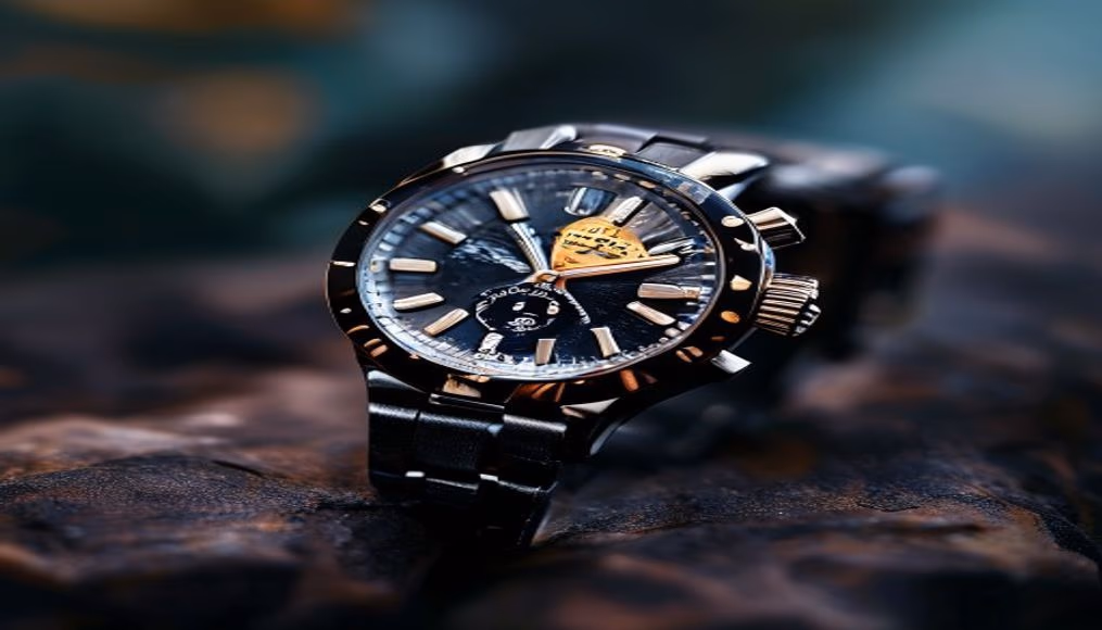 Rolex explorer ii polar em fotografia editorial de luxo