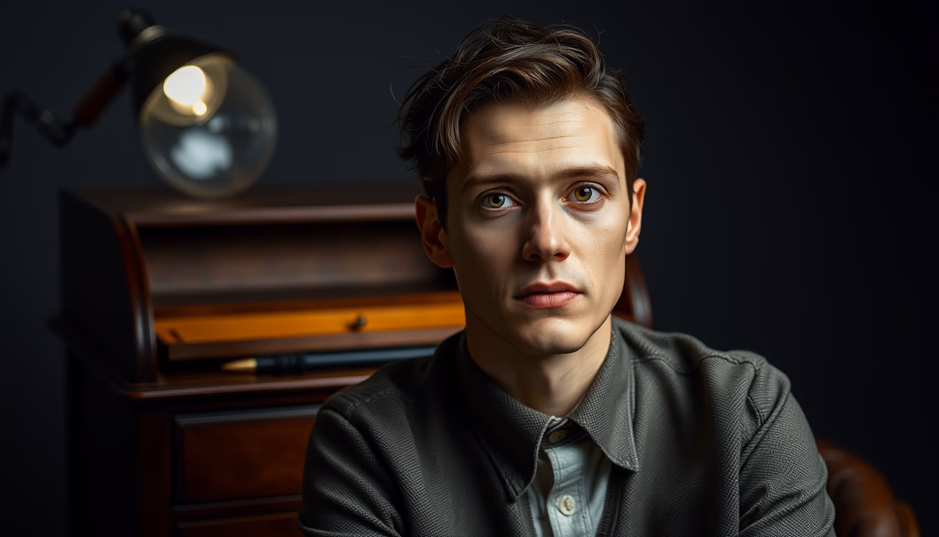 roll top desk antique in editorial style