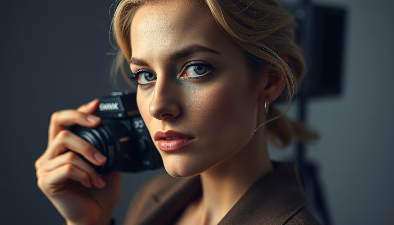 rolleiflex tlr vintage in editorial style